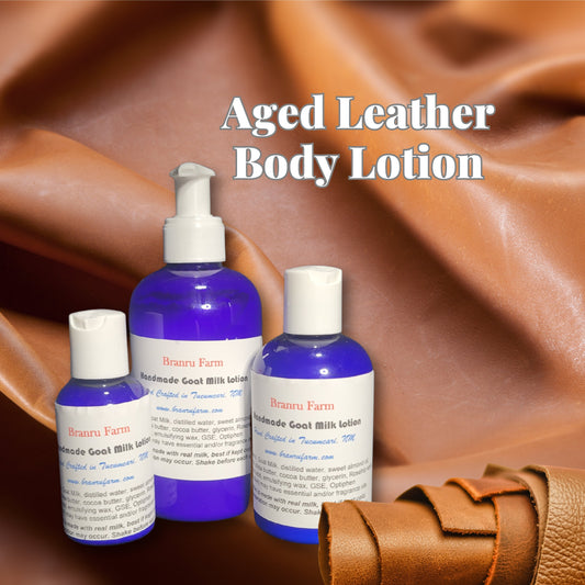 Aged Leather Goat Milk Lotion