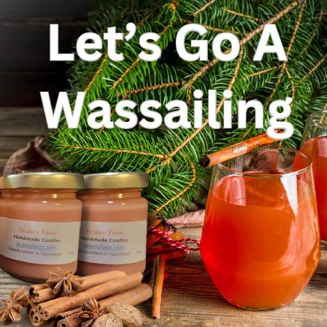 Let's Go A Wassailing Candle