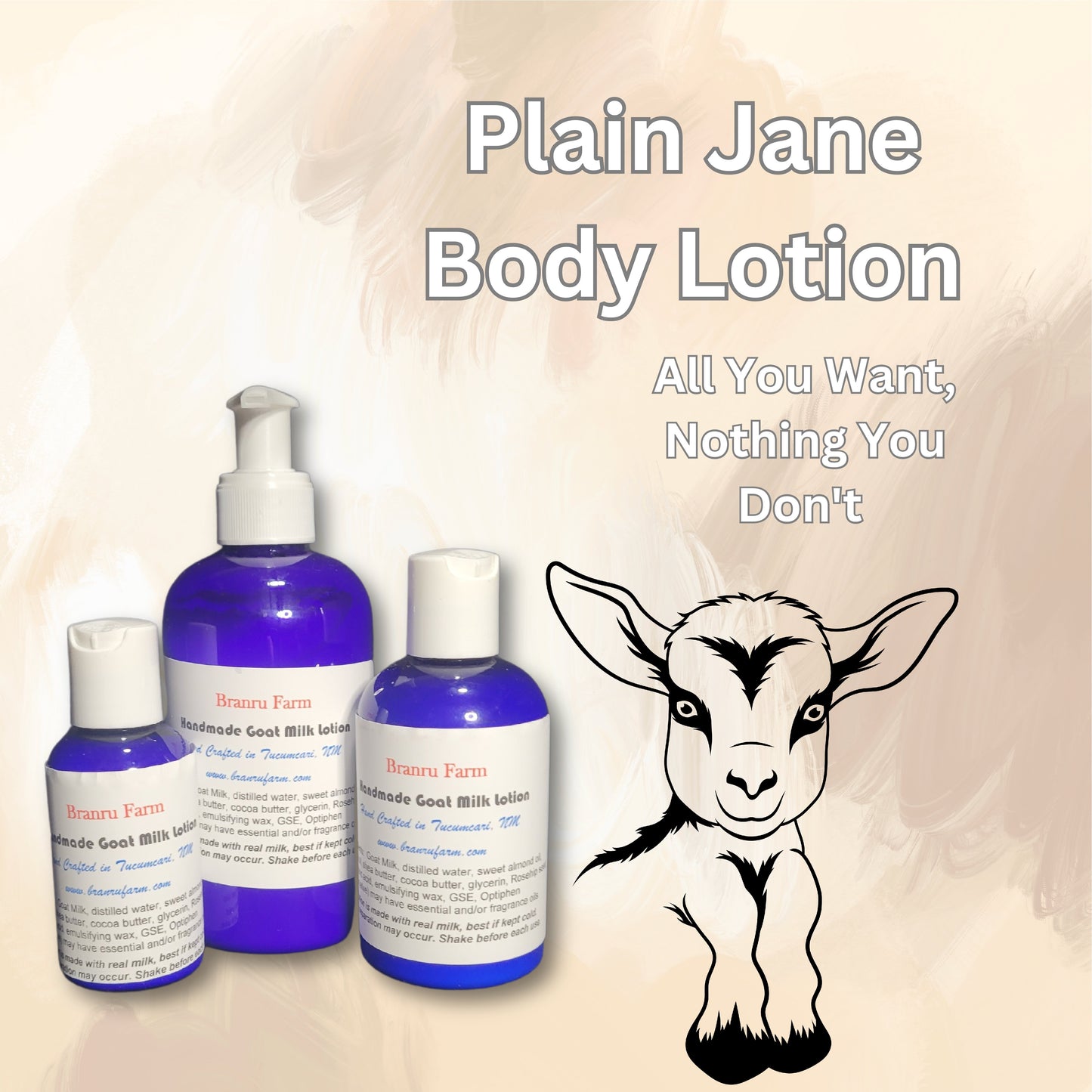 Plain Jane Goat's Milk Body Lotion