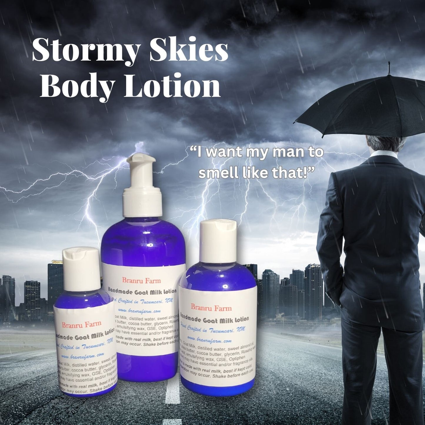 Stormy Skies Goat Milk Lotion