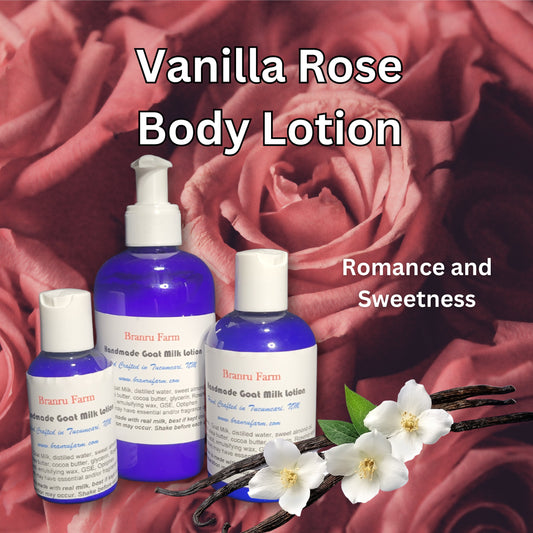 Vanilla Rose Goat's Milk Body Lotion