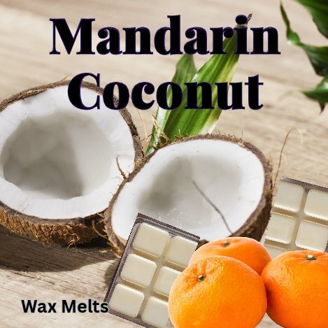 Mandarin Coconut Wax Melts